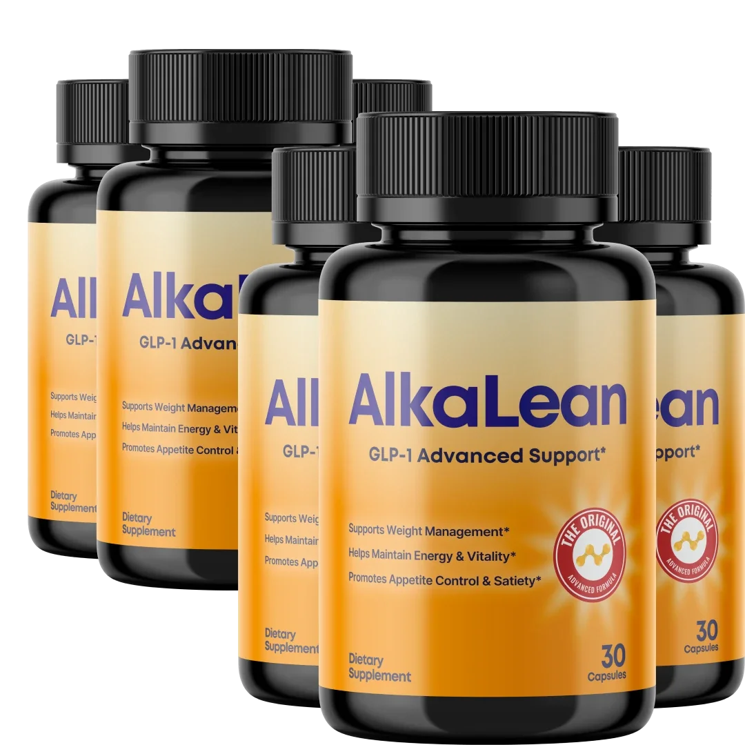 AlkaLean 6 bottle package, a 180 day supply with free US shipping