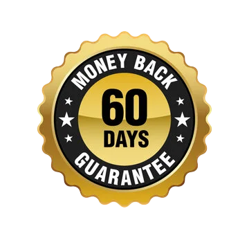 60 day money-back guarantee mark